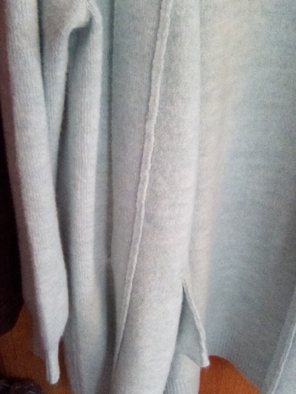 Lucky Brand Soft Light Blue Open-Front Cardigan - Picture 3 of 8